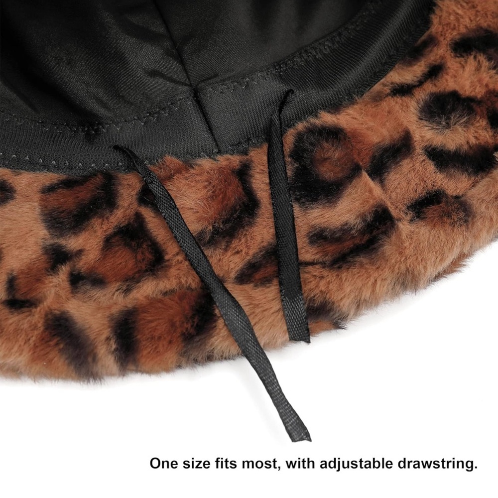 Leopard Print Bucket Hat - Picture 3 of 3